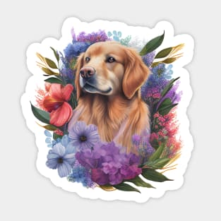 Golden Retriever Sticker